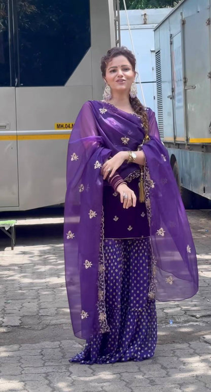 Heavy Viscose Velvet Suit Set