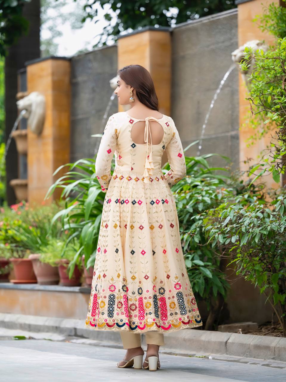 Premium & Luxurious Designer Readymade Alia Cut Anarkali Suit