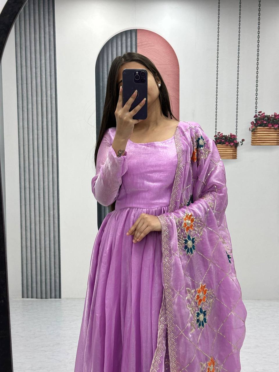 Zeel Designner Festival Embroidered Gown