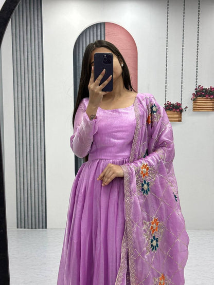 Zeel Designner Festival Embroidered Gown