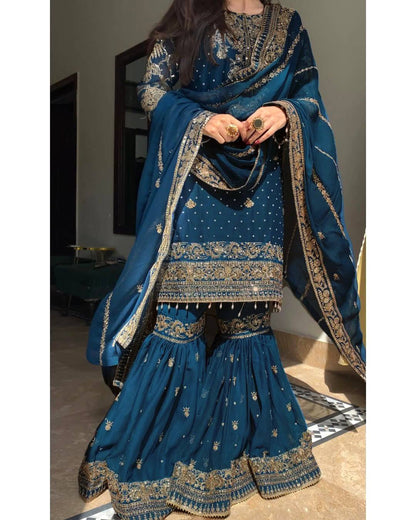 Nehmat Royal Heritage Threads Sharara Set