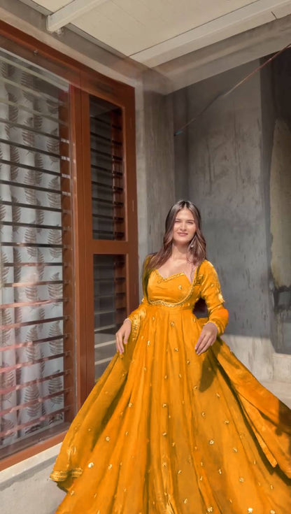 Riva Stylist Embroidered Anarkali Gown