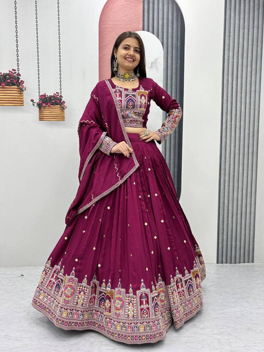Zahira Royale Ensemble Vichitra Lahenga Choli
