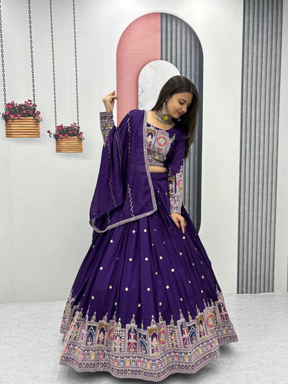 Zahira Royale Ensemble Vichitra Lahenga Choli