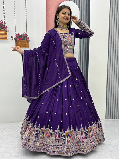 Zahira Royale Ensemble Vichitra Lahenga Choli