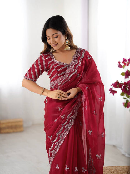Timeless Tradition Jimmy Chu Saree