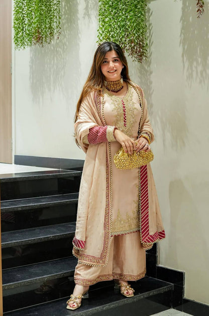 Blush Royal Elegance Suit Set