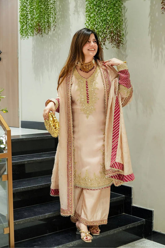 Blush Royal Elegance Suit Set