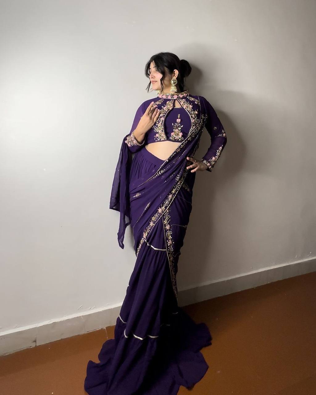 Saree Symphony Redefined with Pre-Draped Perfection