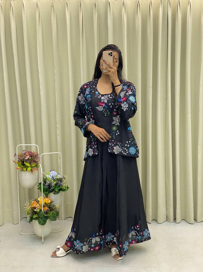 Alisha Fancy Western Style Designner Koti Gown