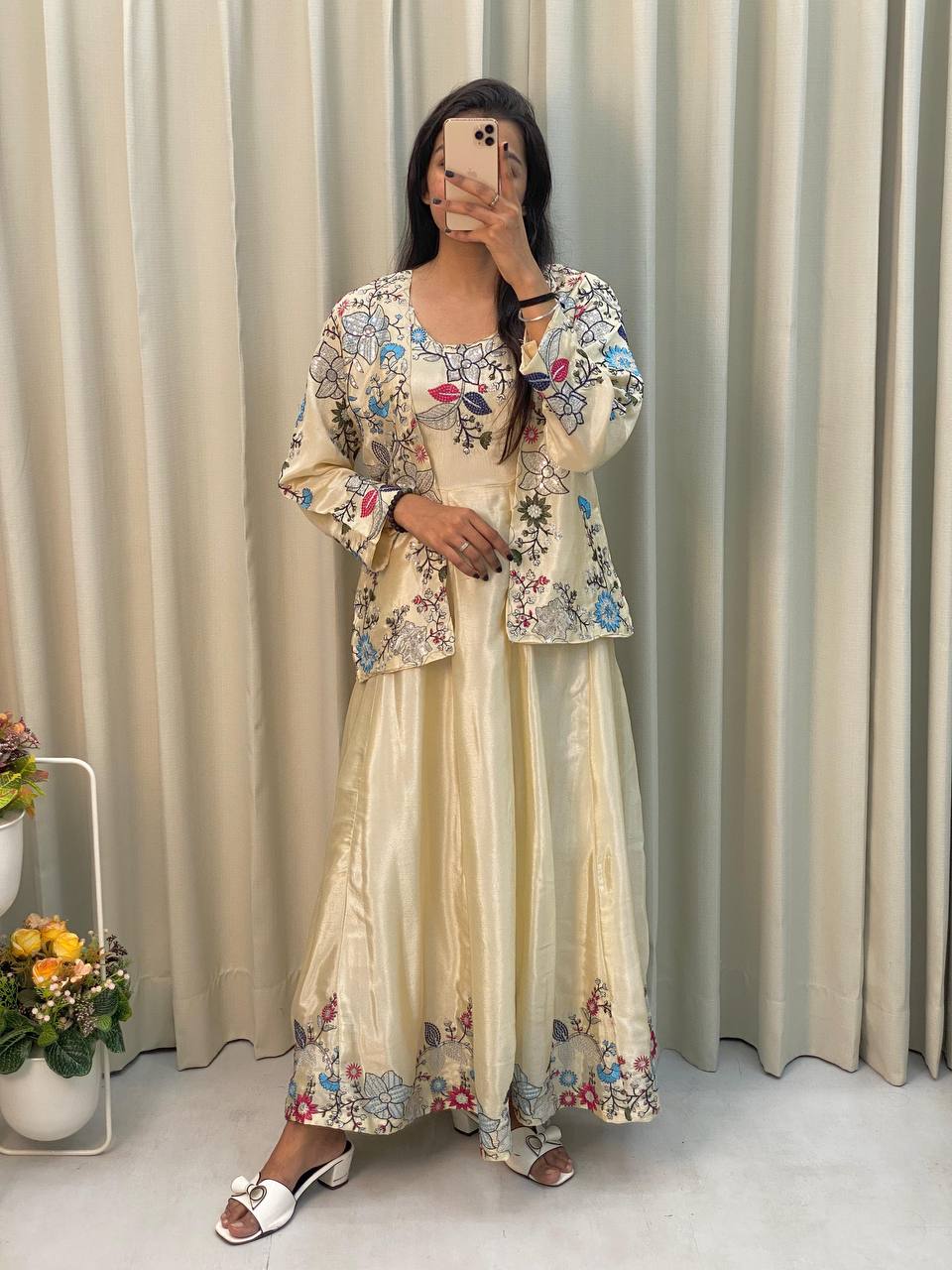 Alisha Fancy Western Style Designner Koti Gown