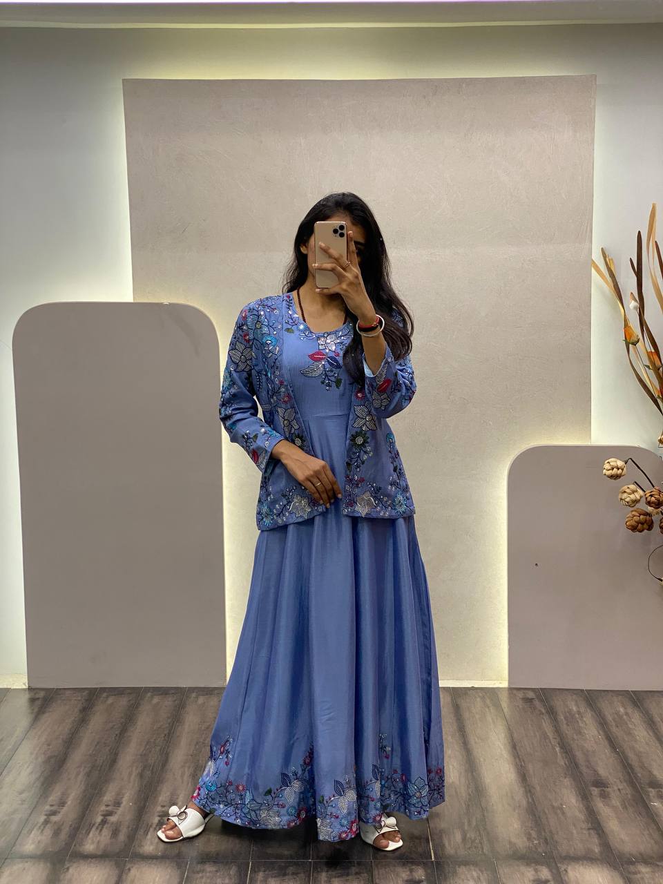 Alisha Fancy Western Style Designner Koti Gown