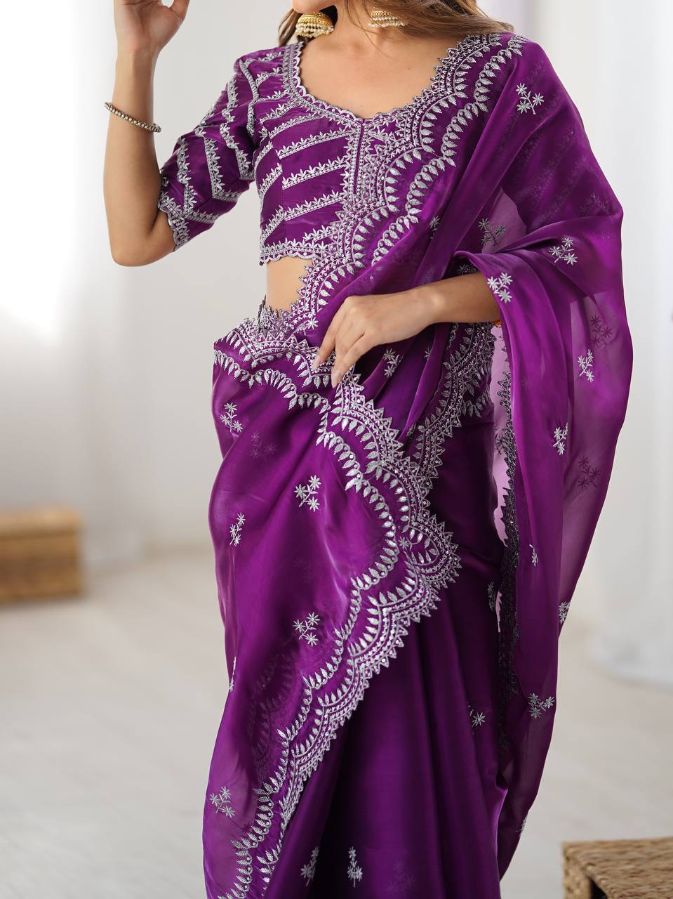 Timeless Tradition Jimmy Chu Saree