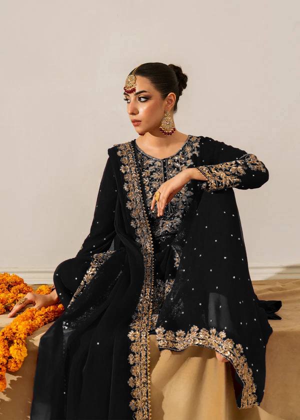 Esha Beautifull Viscose Velvet Suit