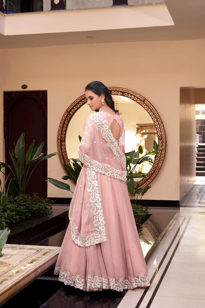 Gulabo Gaze Blush Pink Dream Lehenga Set