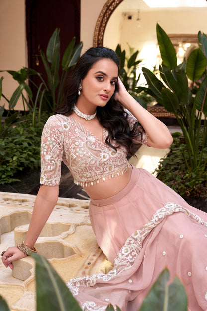 Gulabo Gaze Blush Pink Dream Lehenga Set