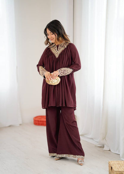 Draped in Dusk & Royal Dust