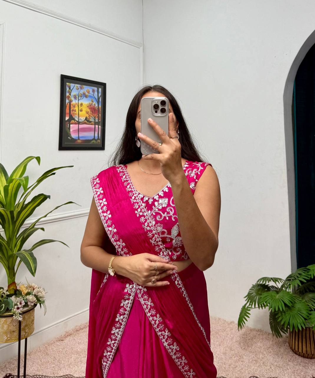 From Tradition to Trend The Evolution of the Shrug Saree Ensemble