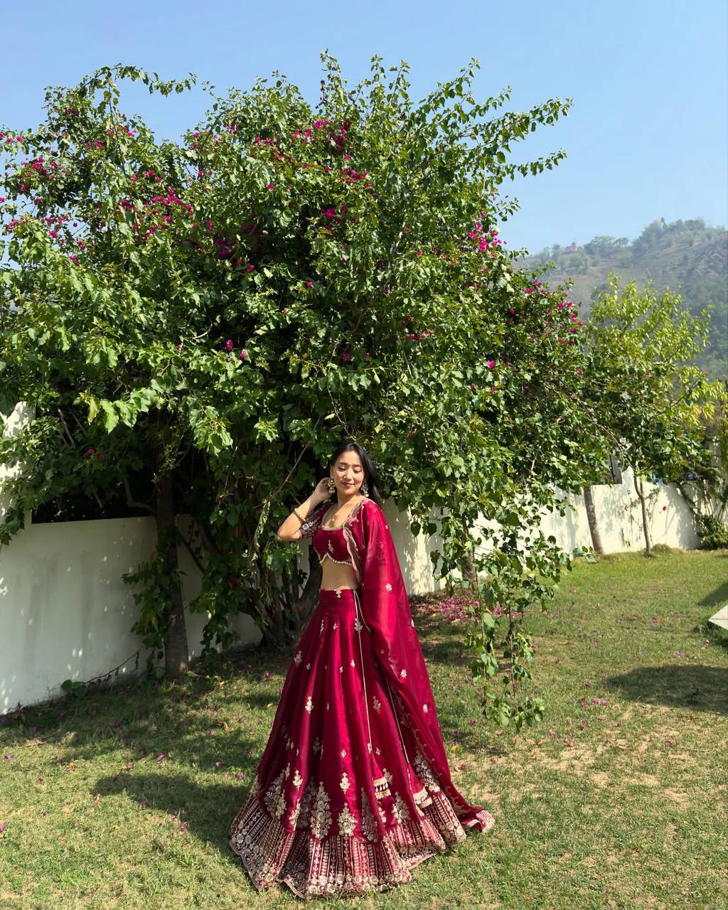 Queens  Of Spring Graceful princess of flowers Lahenga