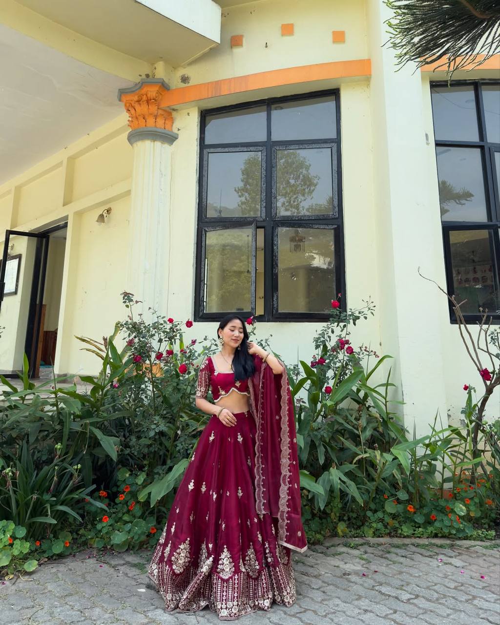 Queens  Of Spring Graceful princess of flowers Lahenga