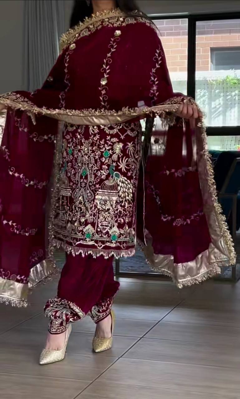 Naazneen Drip Natural Crep Dhoti Styles Patiyala