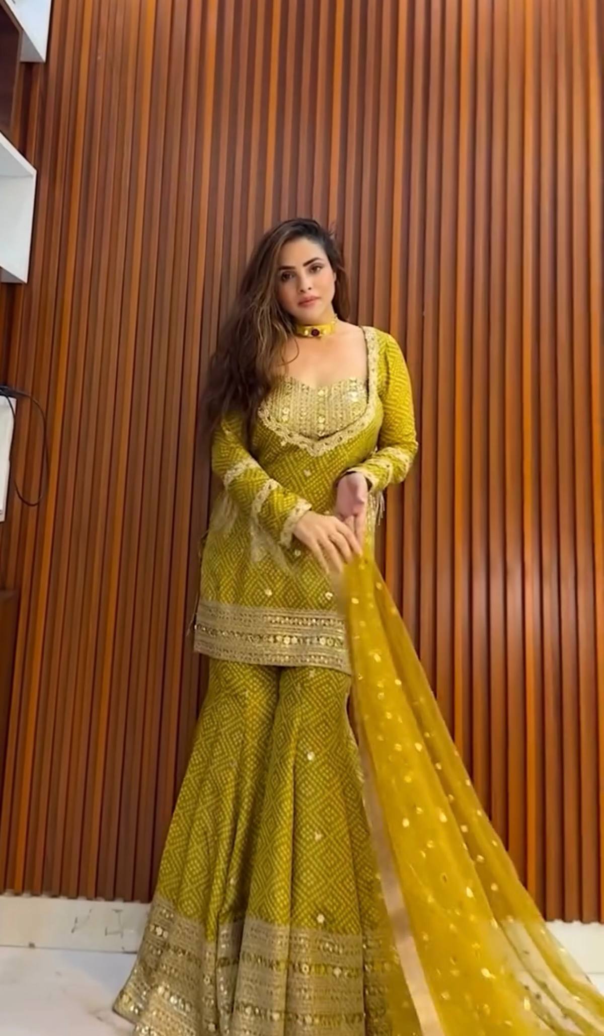 Majestic Bloom Sharara Set for Celebrations