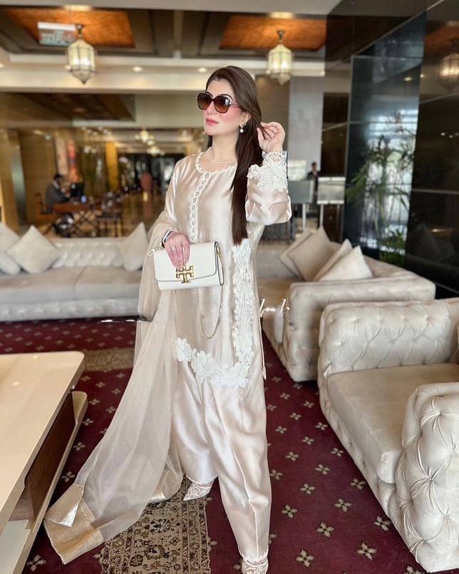 Zarine Noora Heavy Peral Moti Hand Work Suit