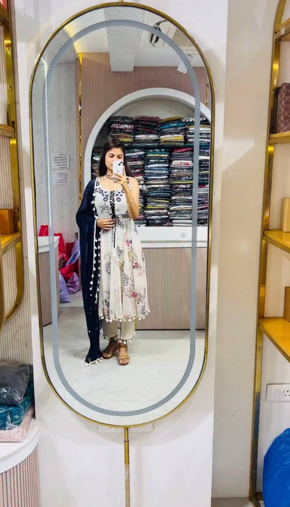 PomPom Petals Whimsical White Blossom Set