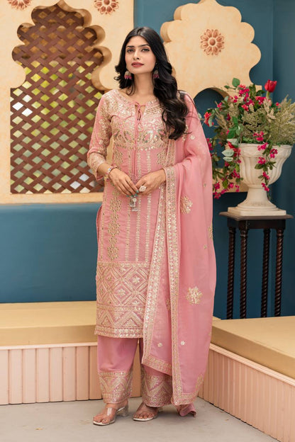 Paakhi Heavy Star Georgette Suit Set