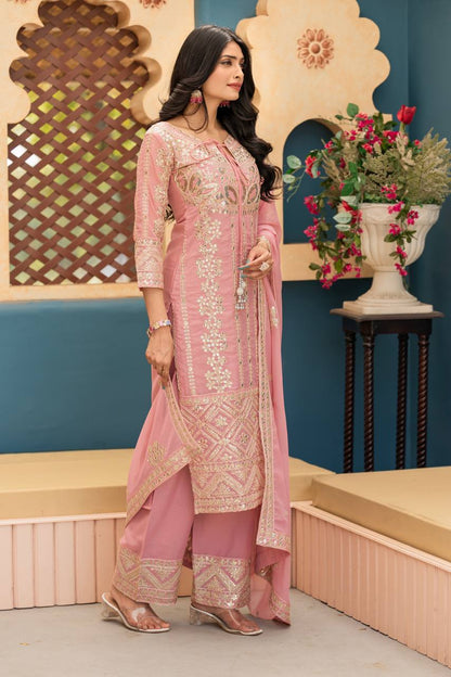 Paakhi Heavy Star Georgette Suit Set