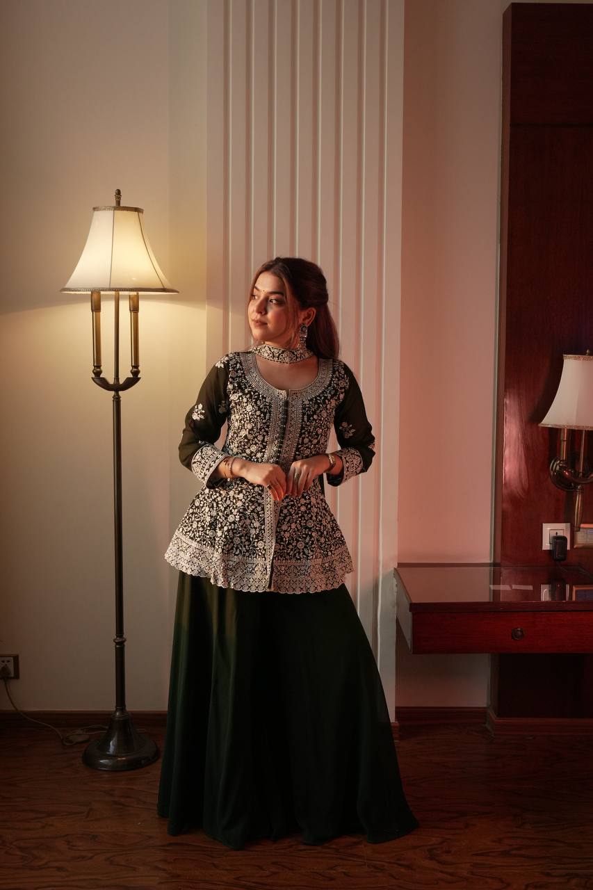 Sivara Georgette Sharara Set