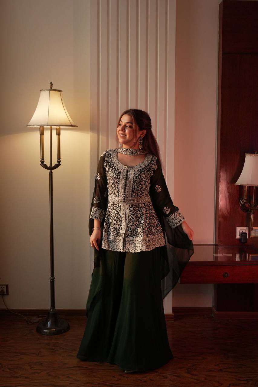 Sivara Georgette Sharara Set