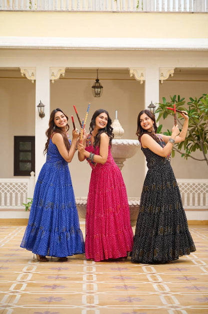 Dandiya Dreams Traditional Festive Flow Gown