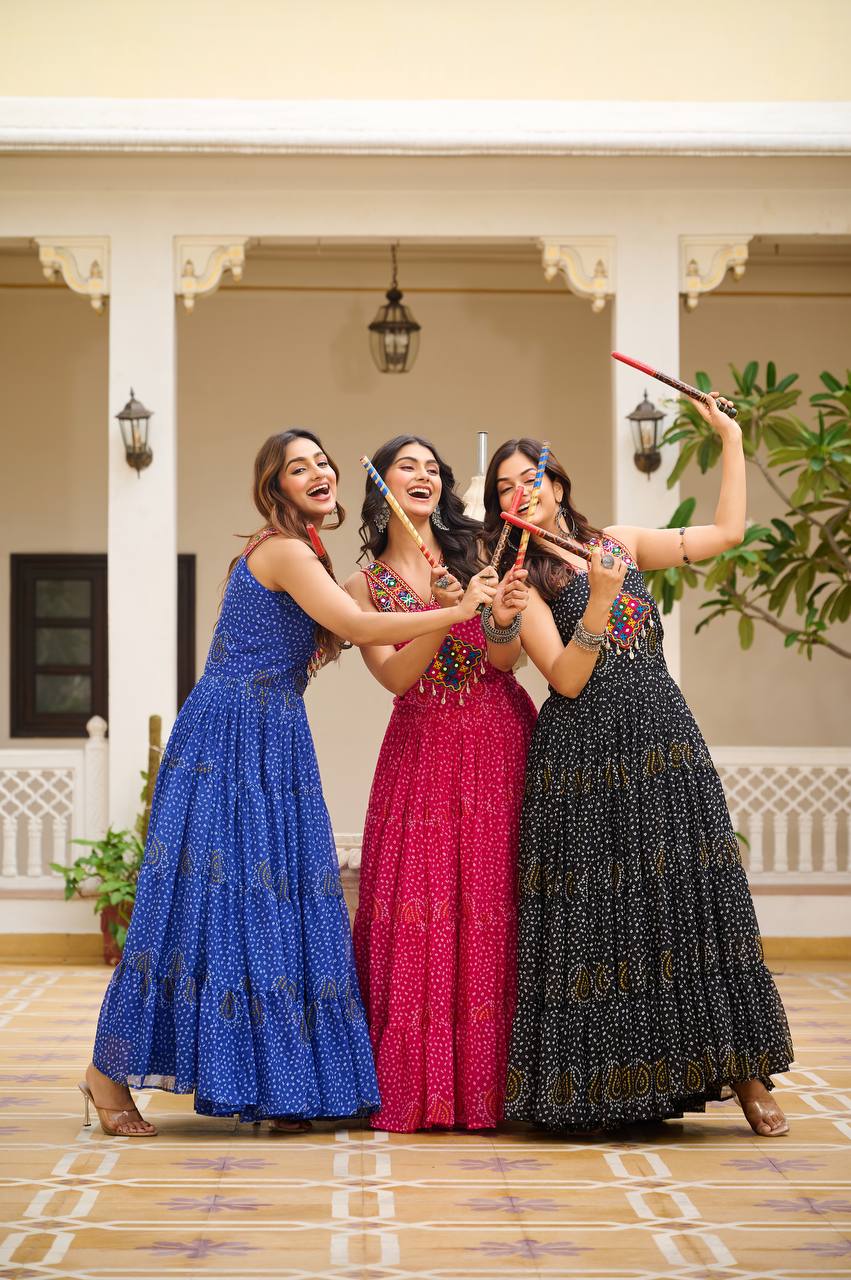 Dandiya Dreams Traditional Festive Flow Gown