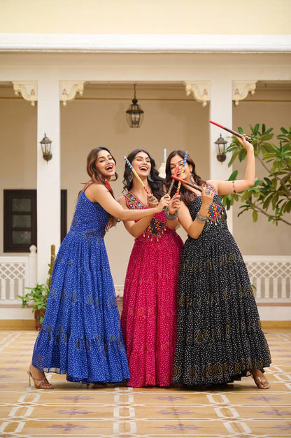 Dandiya Dreams Traditional Festive Flow Gown