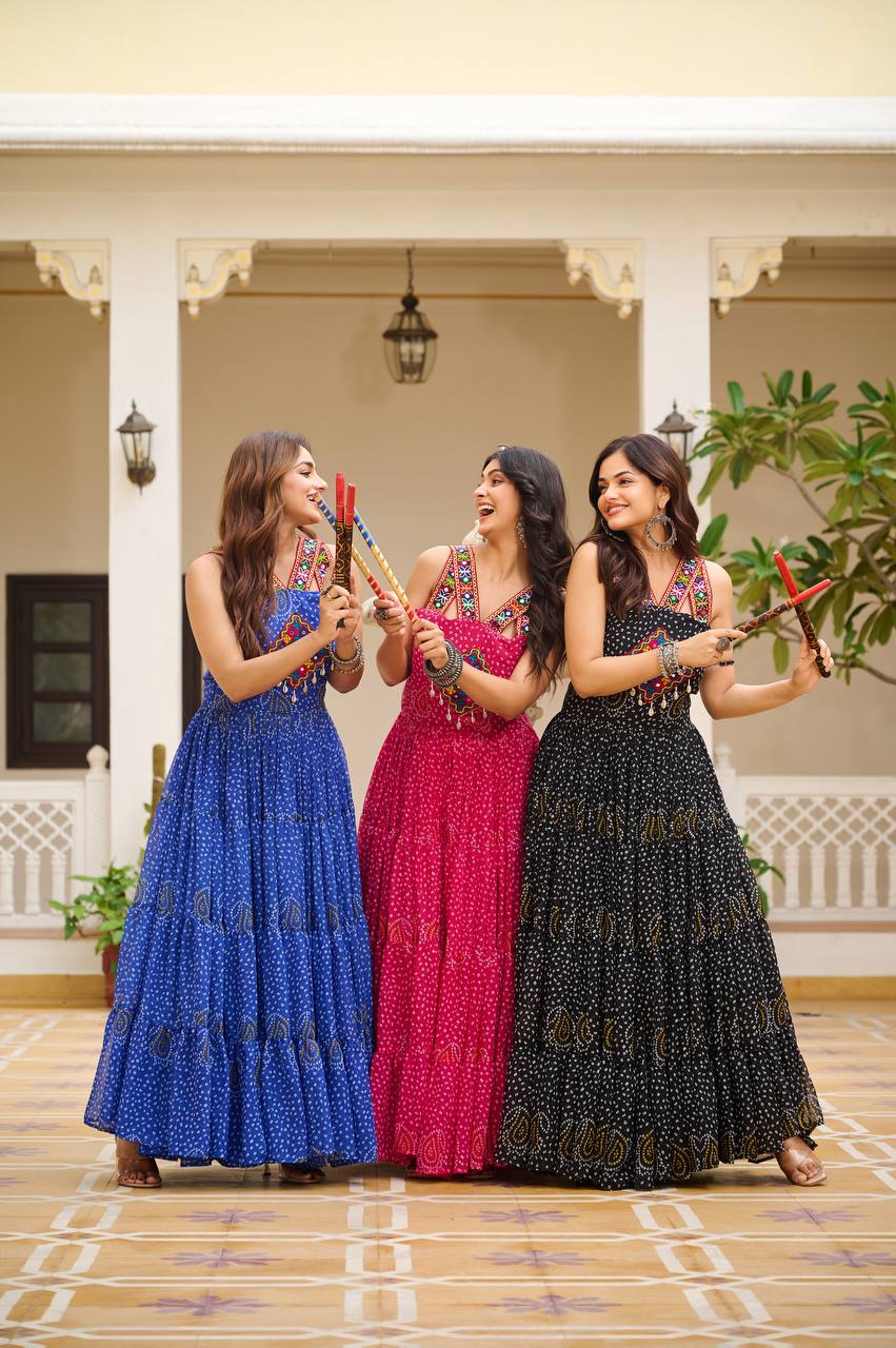 Dandiya Dreams Traditional Festive Flow Gown