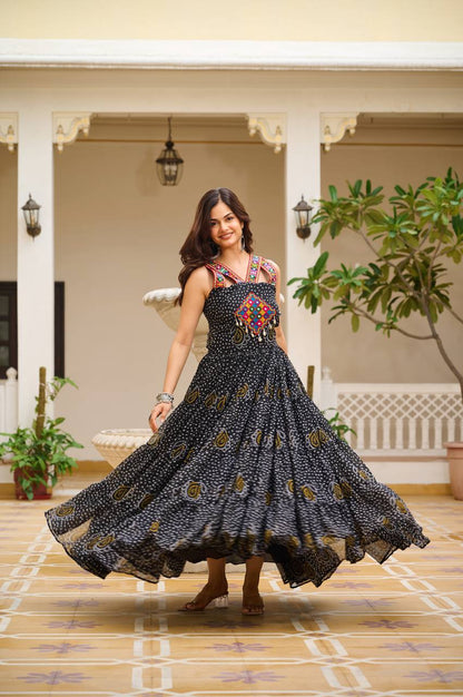 Dandiya Dreams Traditional Festive Flow Gown