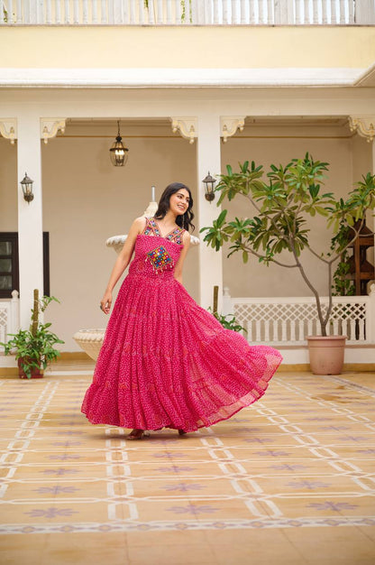 Dandiya Dreams Traditional Festive Flow Gown