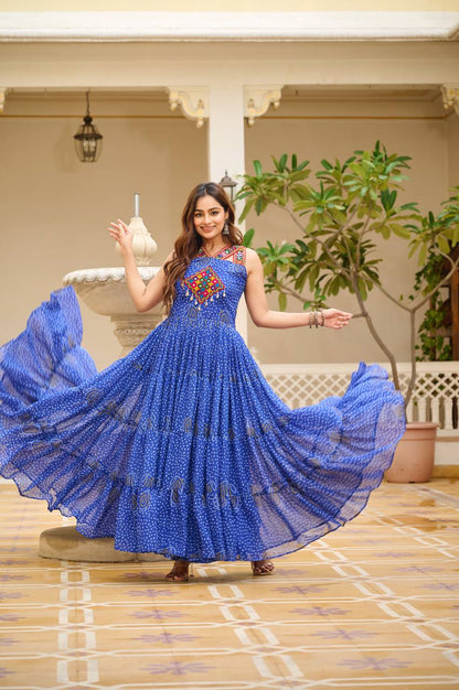 Dandiya Dreams Traditional Festive Flow Gown