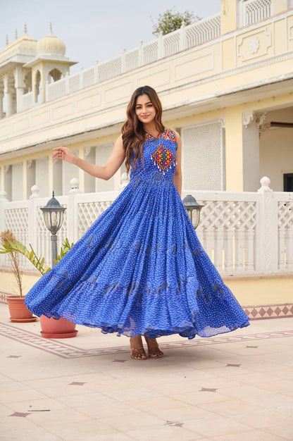Dandiya Dreams Traditional Festive Flow Gown