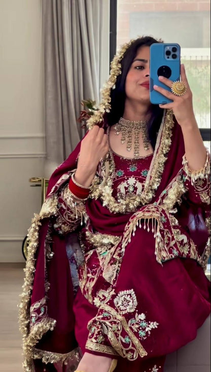 Royal Emerald Enchantment The Golden Heritage Suit Set