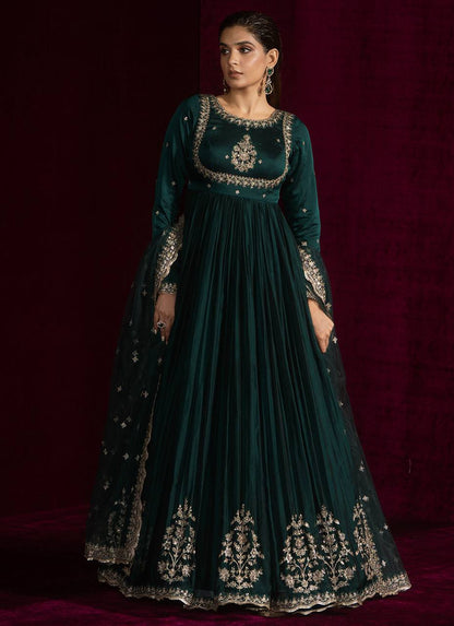 Royal Emerald Majesty Anarkali