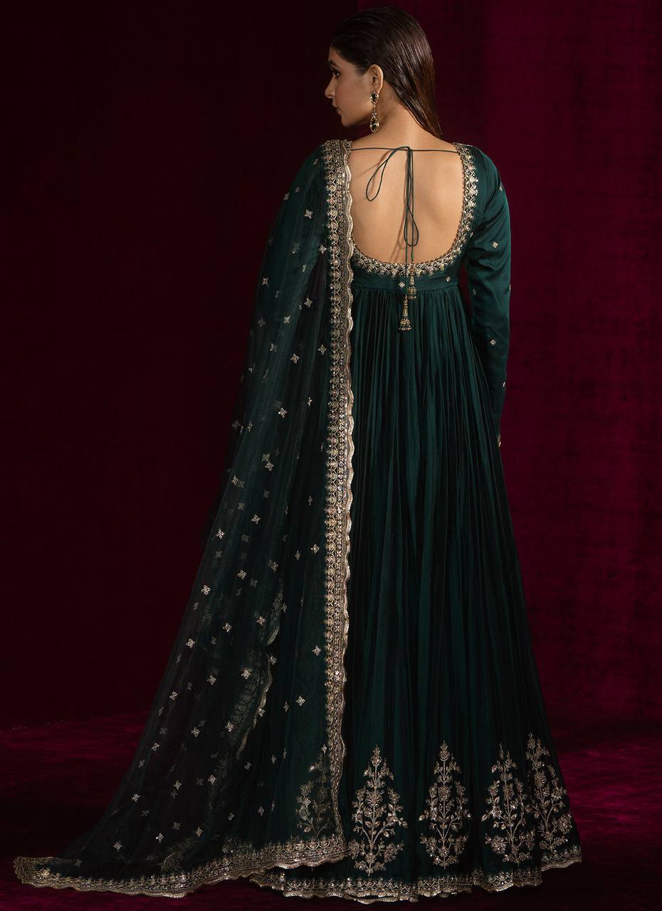 Royal Emerald Majesty Anarkali