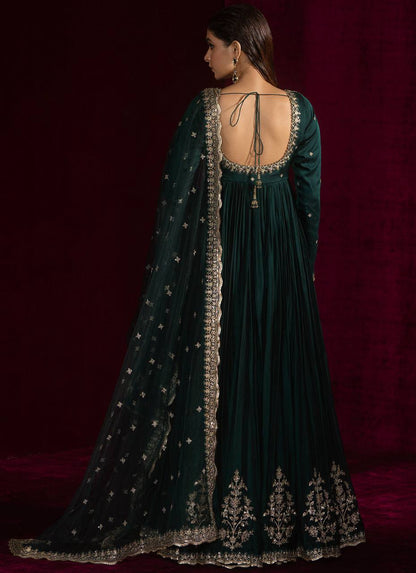 Royal Emerald Majesty Anarkali