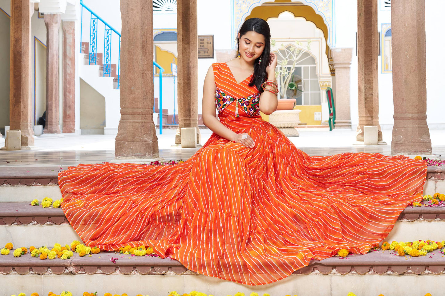 RaasRang Vibrant Garba Glory & Mirrorwork Magic Navratri Gowns