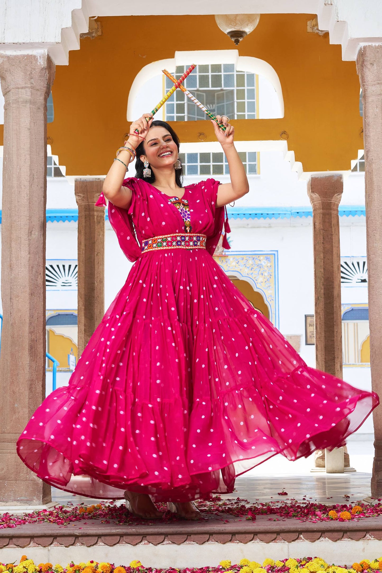 RaasRang Vibrant Garba Glory & Mirrorwork Magic Navratri Gowns