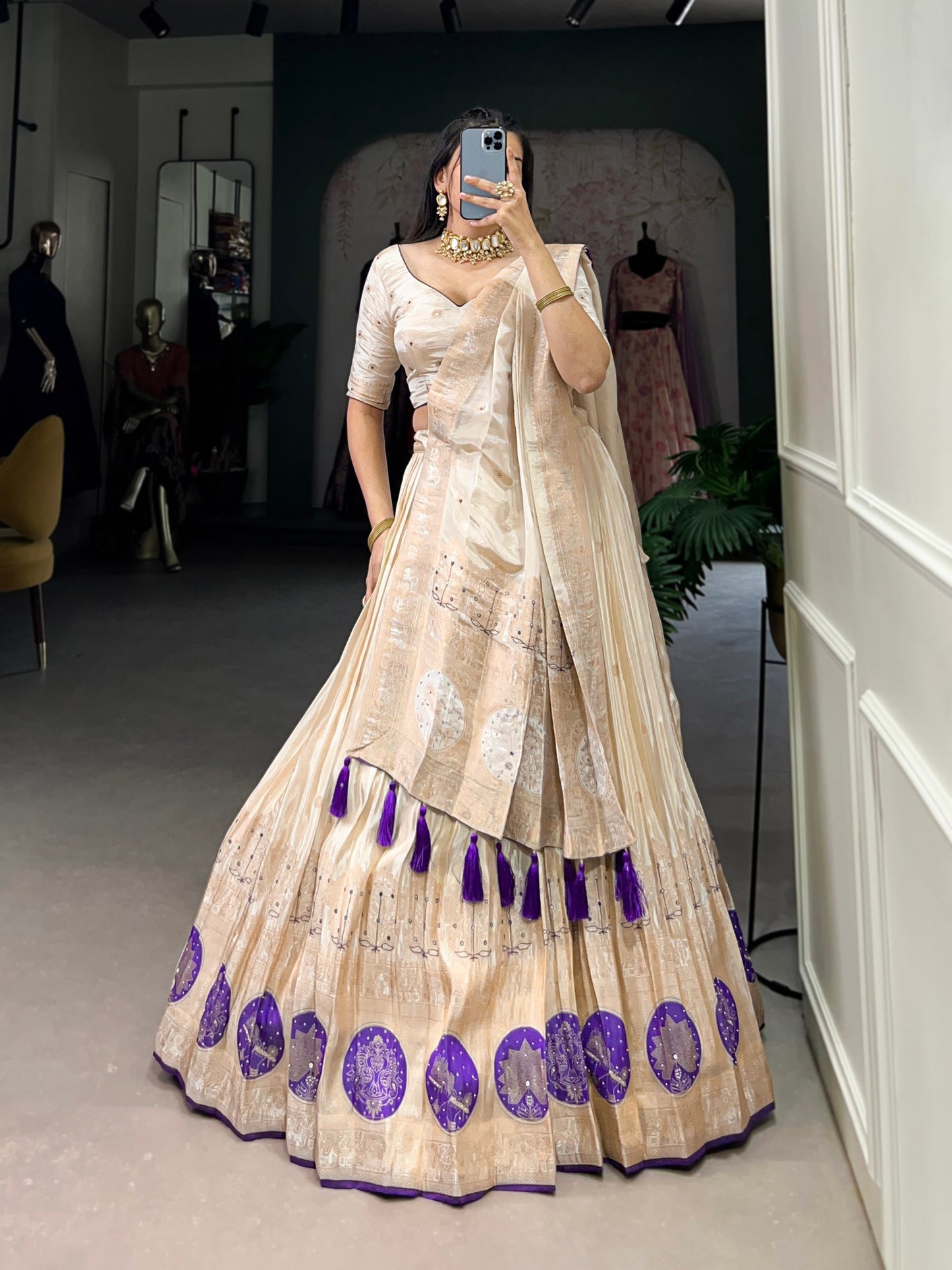 Vanilla Breeze Heritage-Inspired Lehenga Choli Collection