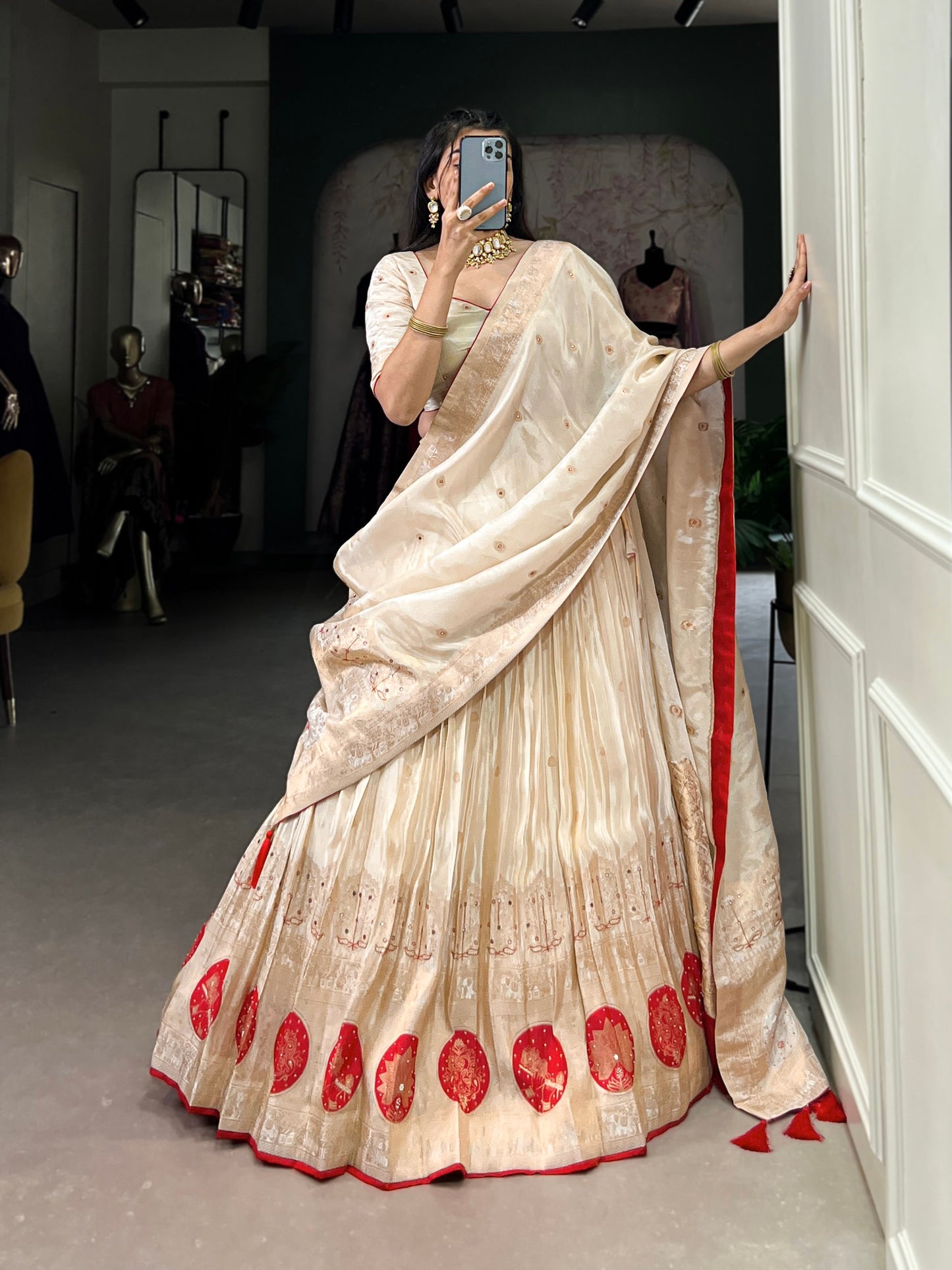 Vanilla Breeze Heritage-Inspired Lehenga Choli Collection