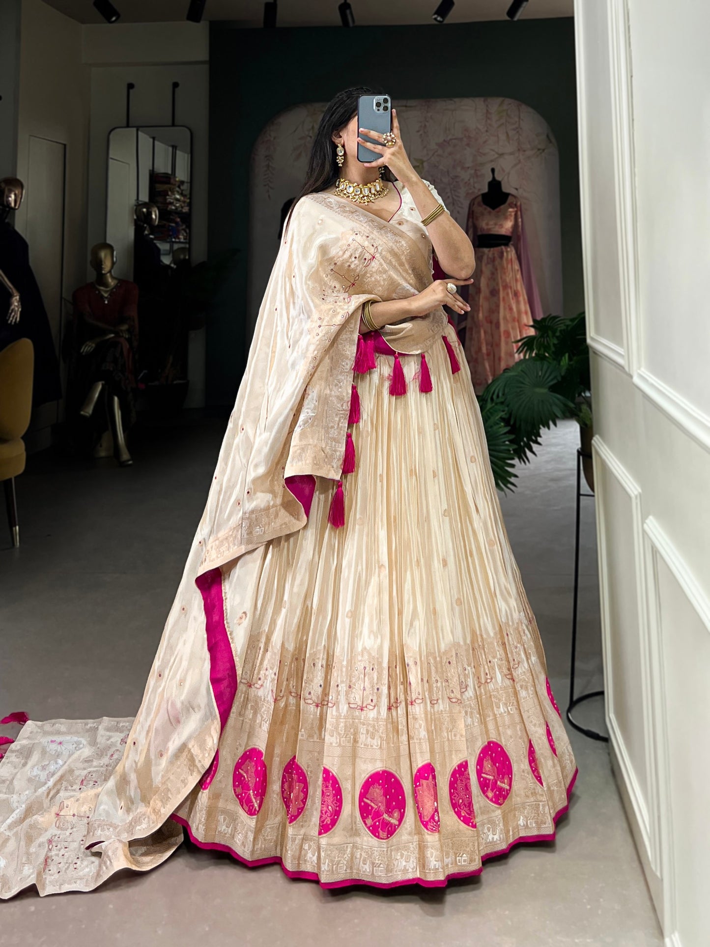 Vanilla Breeze Heritage-Inspired Lehenga Choli Collection