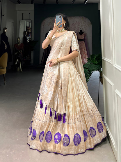 Vanilla Breeze Heritage-Inspired Lehenga Choli Collection